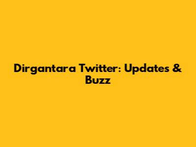 Dirgantara Twitter: Updates & Buzz
