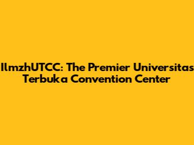 IlmzhUTCC: The Premier Universitas Terbuka Convention Center