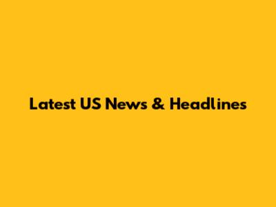 Latest US News & Headlines